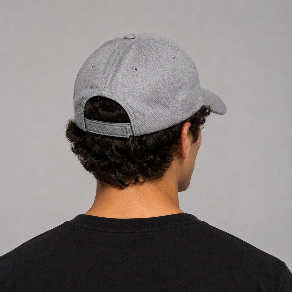 Disney Parks Disneyland Hat Adult Grey Mesh Performance Baseball Cap Adjustable